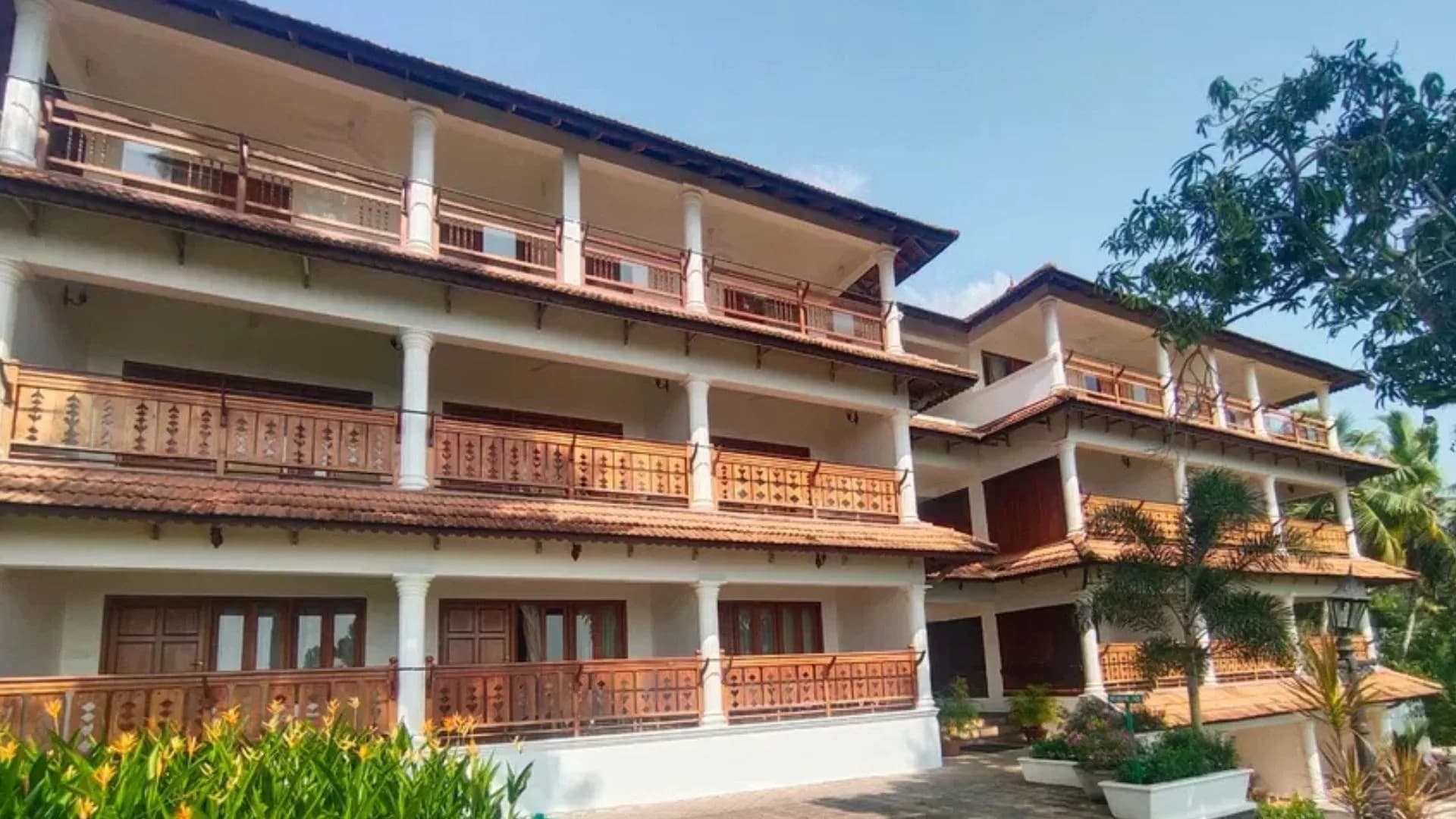 Rooms-Exterior at The Travancore Heritage wellness resort